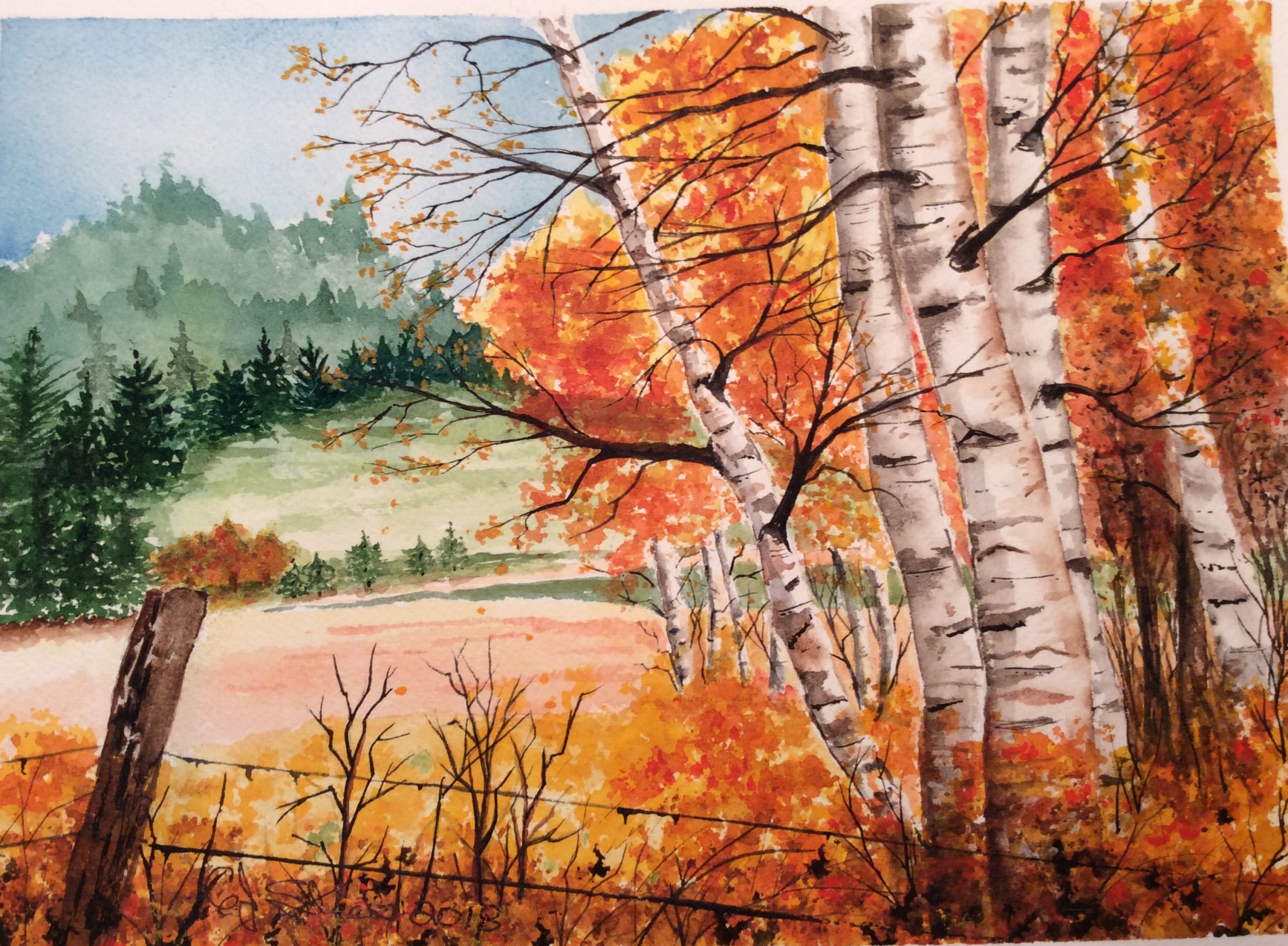 Click here to view Fall in the Country  by Cydney J. Steeb